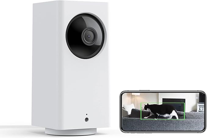 WYZE Cam Pan v2 1080p Pan/Tilt/Zoom Indoor Baby Monitoring Camera with Color Night Vision, Motion and Sound Detection, Home Security Camera Compatible with Alexa & Google Assistant WYZE