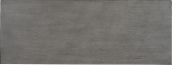 6-Piece Wood Rectangle Dining Table Set with Bench and 4 Cross Back Chairs for Kitchen Living Room, Farmhouse Rustic, Antique Graywash, 54" L x 36" W x 30" H - LeafyLoom