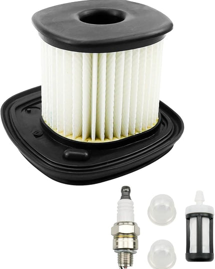 Filter Fits for Stihl BG56 BG66 BG86 BG86C Blower Replace 4241 140 4404, 4241 140 4403, 42411404400 with Spark Plug Fuel Filter, Black - LeafyLoom