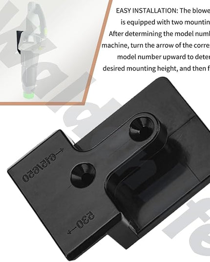 Leaf Blower Mounting Bracket / Leaf Blower Wall Mount Compatible with EGO Power+ 530 CFM, 580, 615, 650 Leaf Blower, Hanging Leaf Blower/Use for EGO Blower Wall Mount - LeafyLoom