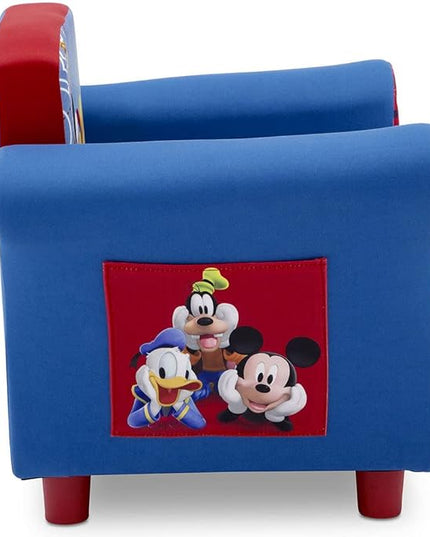 Delta Children Upholstered Chair, Disney Mickey Mouse - LeafyLoom