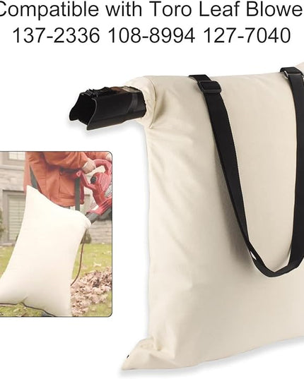 127-7040 Blower Debris Vacuum Bag, Compatible with Toro Leaf Blower 137-2336 108-8994 127-7040, Fits Model 51436 51563 51581 51594 51599 51609 51619 51621 - LeafyLoom