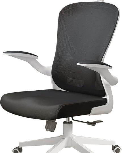 Ergonomic Office Chair - Comfy Desk Chairs with Wheels and Arms, 500LB Heavy Duty Mesh Computer Chairs with Comfortable Head Lumbar Back Support for Office, Bedroom, Study and College Dorm - LeafyLoom