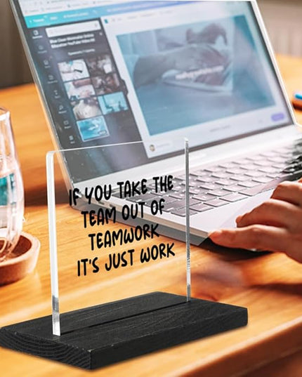 Inspirational Gifts for Employees, Motivational Quotes for Desk, Inspiration Work Gifts, Desk Coworker Gifts for Women Office Work Bestie Gifts for Women YTZ75 - LeafyLoom