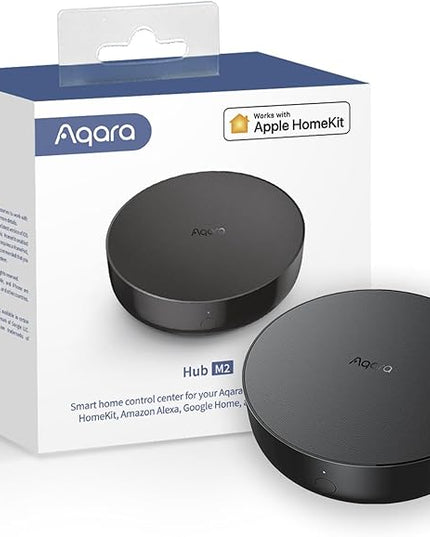 Aqara Smart Hub M2 (2.4 GHz Wi-Fi Required), Smart Home Bridge for Alarm System, IR Remote Control, Home Automation, Supports Alexa, Google Assistant, Apple HomeKit and IFTTT Aqara