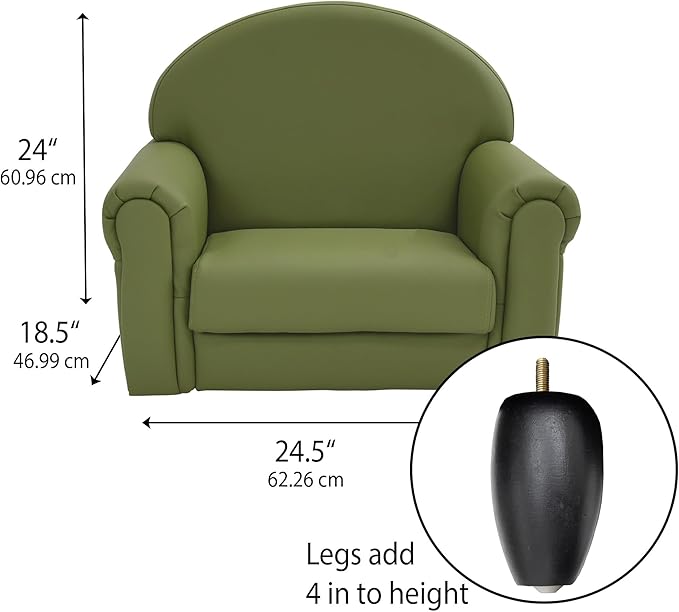 Children's Factory Toddler Sage As We Grow Chair - LeafyLoom