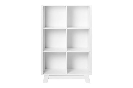 Babyletto Hudson Cubby Bookcase in White - LeafyLoom