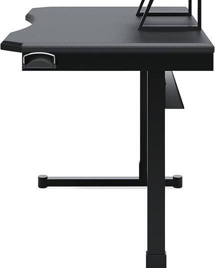 Signature Design by Ashley Lynxtyn Contemporary 48" Home Office Writing Desk, Black - LeafyLoom
