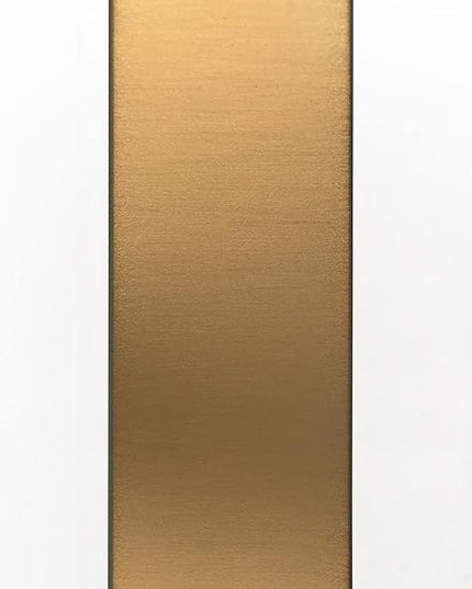 Calix 46'' Wide Rectangular Coffee Table in Brass - LeafyLoom