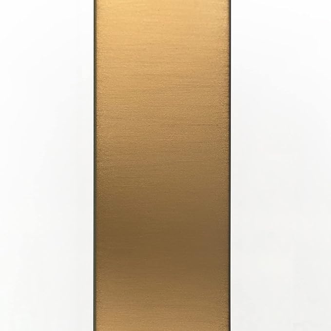Calix 46'' Wide Rectangular Coffee Table in Brass - LeafyLoom