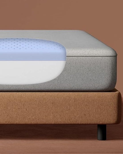 Casper Sleep Element Queen Mattress + Essential 2 Pack Pillows - Memory Foam Cooling, CertiPUR-US, 10 Year Warranty - LeafyLoom