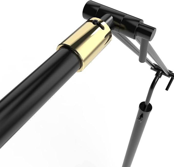 Cocoweb High Powered, dimmable, LED Floor Lamp - FLED-GPS (Black Brass) - LeafyLoom