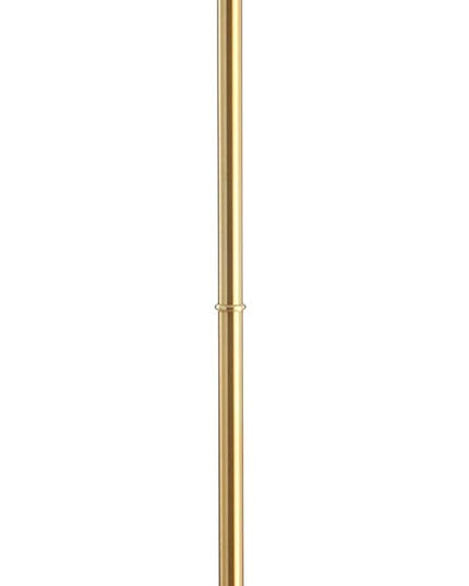 JONATHAN Y JYL1093A Vaughn 60" Modern Metal/Resin LED Floor Lamp Classic,Glam,Transitional for Bedrooms, Living Room, Office, Reading, BrassGold/White - LeafyLoom