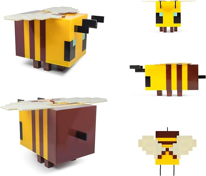 Minecraft Yellow Bee Figural Mood Light | 5 Inches Tall - LeafyLoom