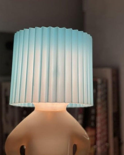 Little Naughty boy Desk lamp,A Little Shy Desk lamp, Bedside Night Light,Naughty boy Mr.P a Little Shy Man Creative lamp,Home Decoration Beautiful Gift (Blue) - LeafyLoom