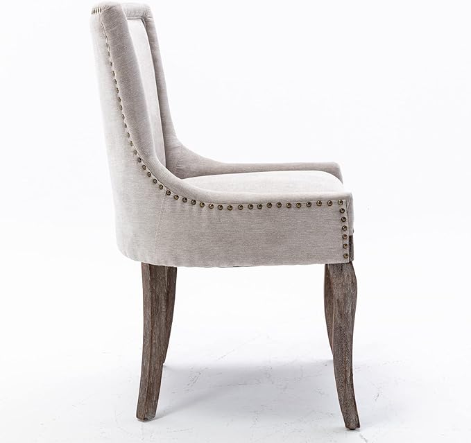 NicBex Haerin-SD-00083-LWJ Dining Chairs, 24"x21.6"x36.4", Beige - LeafyLoom