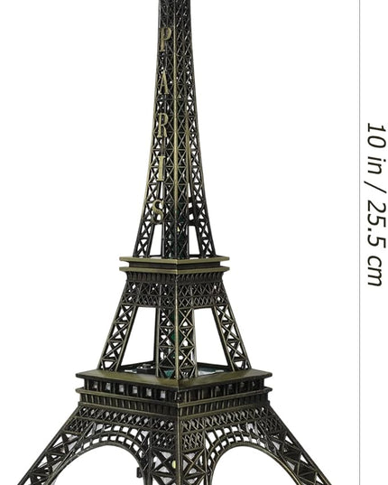 Tower Lamp LED Eiffel Tower Night Lamp : Light Up Eiffel Tower Ornament Metal Tower Architecture Decoration for Tourist Bronze Tower LED Light-Emitting Ornaments - LeafyLoom