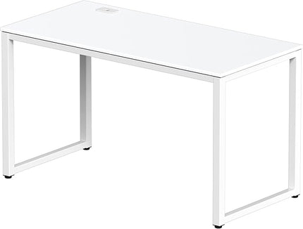 SHW 48" Home Office Computer Desk, 24" Deep, White - LeafyLoom