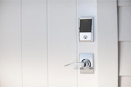 Schlage Encode Smart WiFi Deadbolt with Century Trim In Bright Chrome SchlageLockCompany