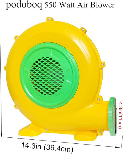 Inflatable Bounce House Blower, Air Blower for Inflatable Castle and Jump Slides, Portable and Powerful Fan Pump Commercial Inflatable Blower, Blower for Bounce House - LeafyLoom