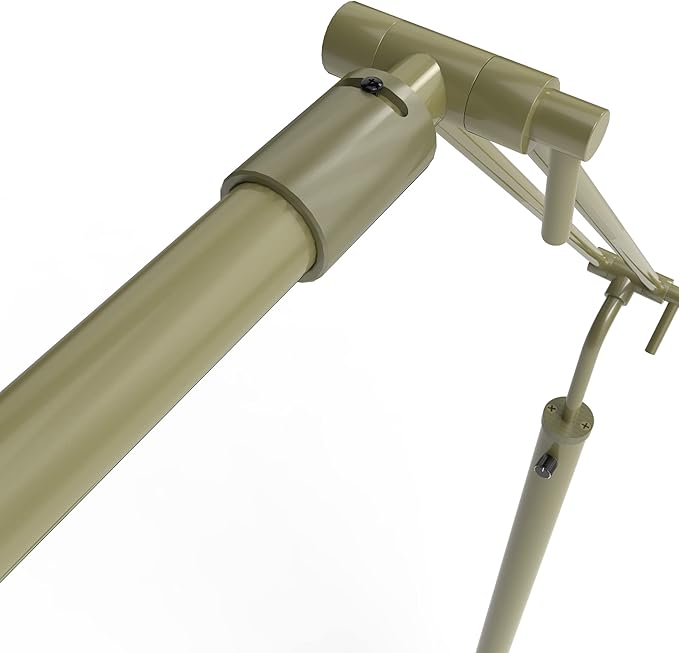 Cocoweb High Powered, dimmable, LED Floor Lamp - FLED-GPS (Antique Brass) - LeafyLoom