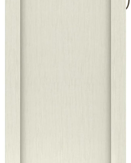 SIMPLIHOME Connaught Low Storage Cabinet, 46 inch, Antique White - LeafyLoom