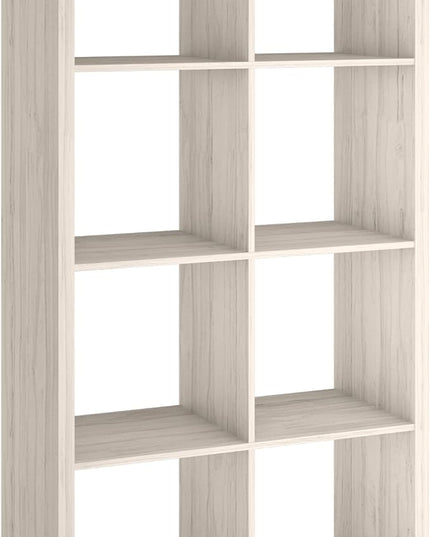 ClosetMaid 4584 Decorative Open Back 8-Cube Storage Organizer, Bleached Walnut - LeafyLoom