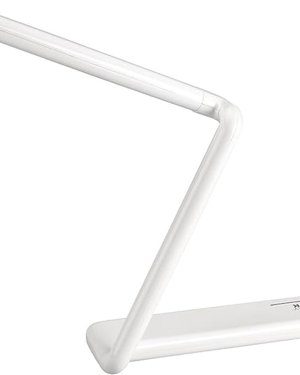 On My Desk Folding LED Rechargeable Lamp, 10.5", White - LeafyLoom