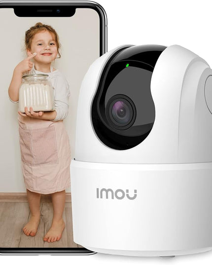 Imou 2K WiFi Security Camera Indoor Pet Dog Baby Camera with AI Human/Motion/Sound Detection, 360° Wireless IP Home Security Camera, Smart Tracking, Siren, Night Vision, 2-Way Audio, Works with Alexa Imou