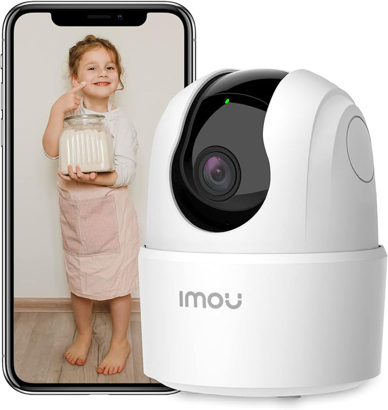 Imou 2K WiFi Security Camera Indoor Pet Dog Baby Camera with AI Human/Motion/Sound Detection, 360° Wireless IP Home Security Camera, Smart Tracking, Siren, Night Vision, 2-Way Audio, Works with Alexa Imou