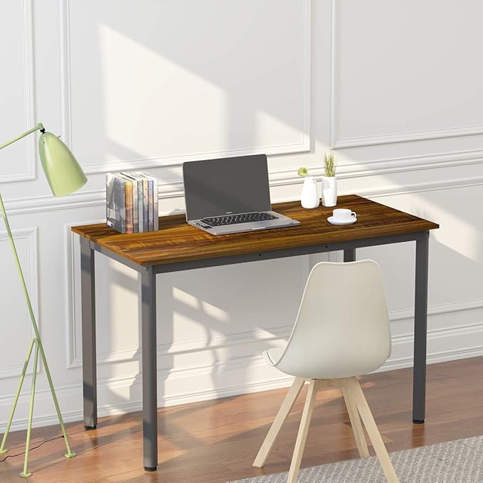 Weehom Computer Desk 39" Small Desk for Home Office Study Writing Laptop Dining Table for Small Spaces - LeafyLoom
