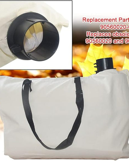 BV-005 610004-01 Shoulder Bag - by Braveboy, Compatible with Black & Decker 614000401 BV2500 BV4000 Leaf Blower - Replacement BV-005 Collection Bag (1) - LeafyLoom