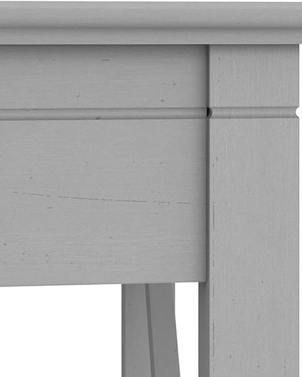 Bush Furniture Key West 48W Writing Desk in Cape Cod Gray - LeafyLoom