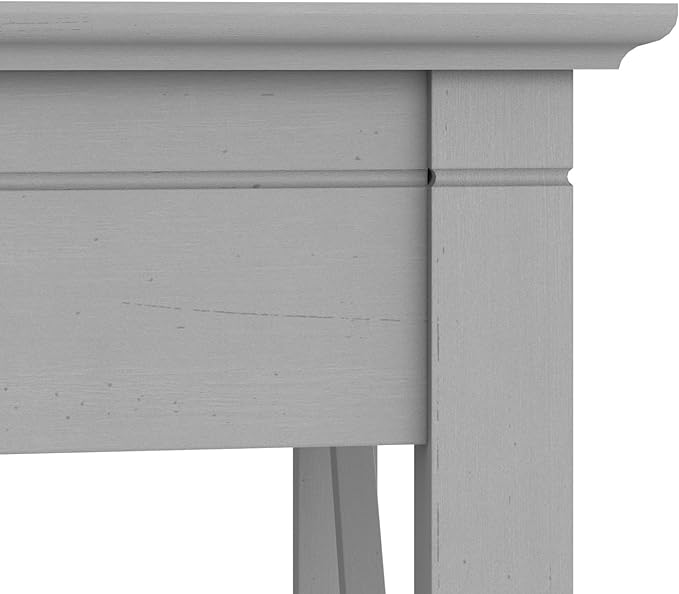 Bush Furniture Key West 48W Writing Desk in Cape Cod Gray - LeafyLoom