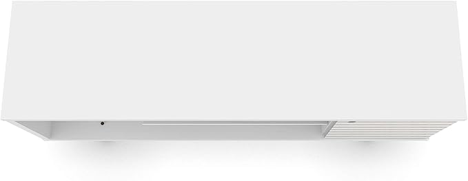 Manhattan Comfort Liberty Mid Century Modern TV Stand for Televisions up to 50 Inches, Bedroom and Living Room Entertainment Center with Storage, Shelves, and Cabinet, 53" Wide, White - LeafyLoom