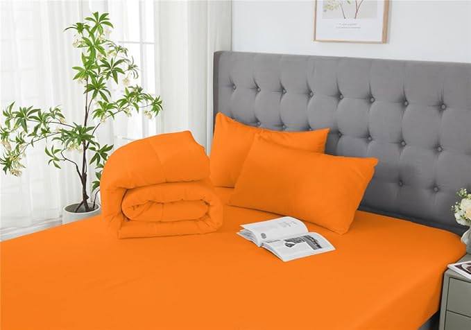 3 Piece Solid Color All Season Bedding Comforter Set Microfiber Soft Lightweight Bedding Set for Kids Teens Adults Room Decor with 1 Comforter and 2 Pillowcases Full - LeafyLoom