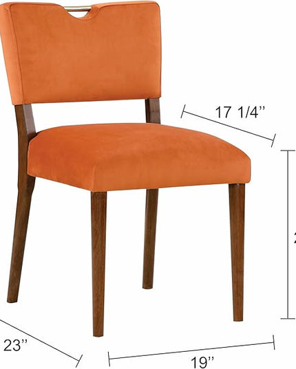 NicBex Haerin-SD-00135-LWJ Dining Chairs, 23"x19"x33", Orange - LeafyLoom