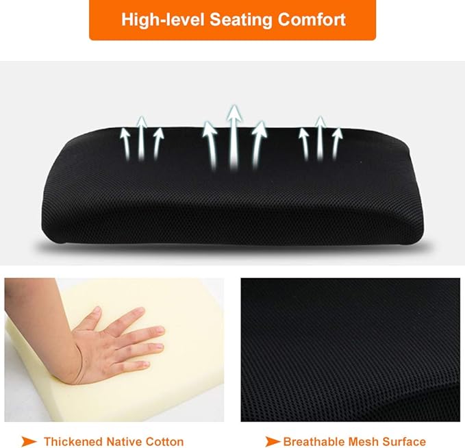 Home Office Chair Ergonomic Desk Chair Mesh Computer Chair with Lumbar Support Armrest Executive Rolling Swivel Adjustable Mid Back Task Chair for Women Adults, Black - LeafyLoom