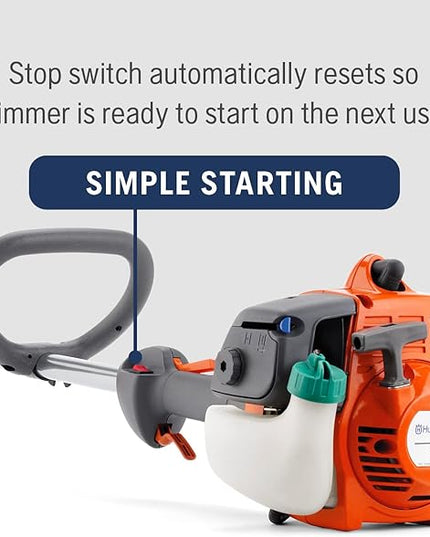 Poulan Pro 25-cc 450-CFM 230-MPH Gas Leaf Blower and Husqvarna 28-cc 17-inch Gas String Trimmer Bundle - LeafyLoom