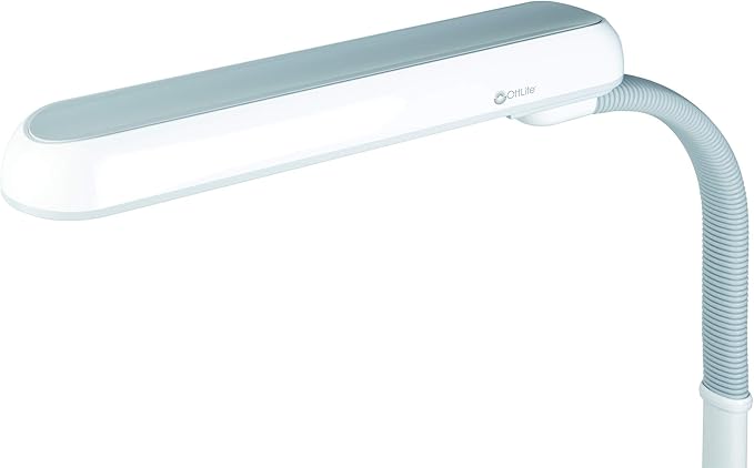 OttLite 24 Watt Floor Lamp with Flexible Neck - LeafyLoom