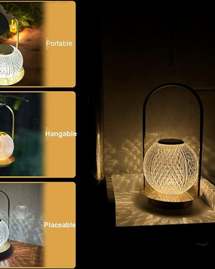 Portable Metal Desk Lamp, 16 Colors LED Rechargeable Night Light with Remote/Touch Control and USB, Gifts for Kids Friends Lover - LeafyLoom