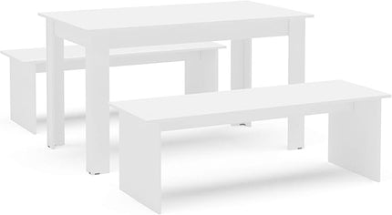Boahaus Denali Dining Set, 2 benches - LeafyLoom