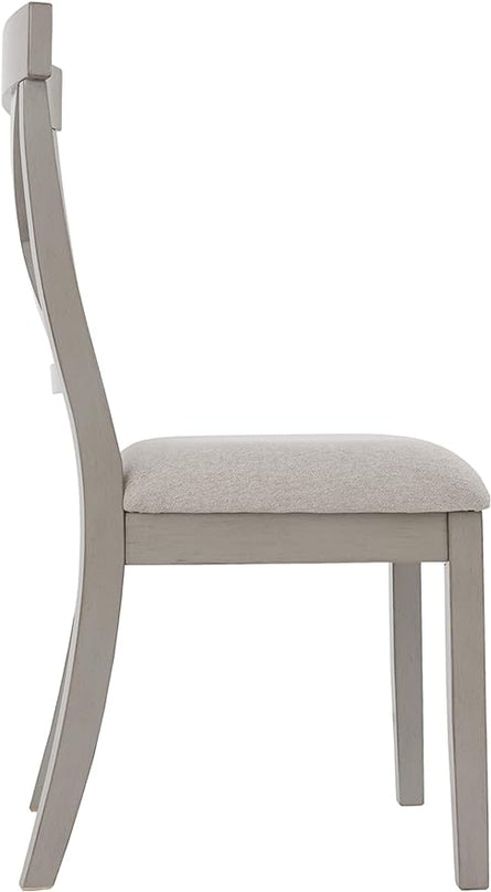 Signature Design by Ashley Parellen Modern Farmhouse Upholstered Dining Chair, Set of 2, Gray - LeafyLoom