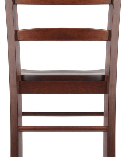 Winsome Wood Benjamin Seating, Foot Rest, Walnut, FURNITURE - LeafyLoom