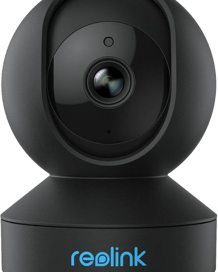 REOLINK Indoor Security Camera E1 Pro(Black), 4MP Plug-in Pet Camera Support 2.4/5 GHz WiFi, 360 Degree Auto Tracking Baby/Dog Monitor, Person/Pet Detection, Night Vision, 2 Way Audio, Local Storage REOLINK