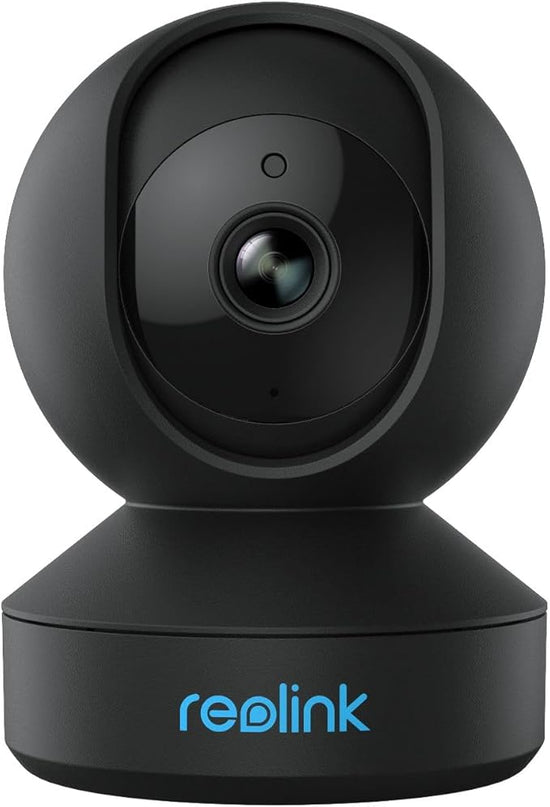REOLINK Indoor Security Camera E1 Pro(Black), 4MP Plug-in Pet Camera Support 2.4/5 GHz WiFi, 360 Degree Auto Tracking Baby/Dog Monitor, Person/Pet Detection, Night Vision, 2 Way Audio, Local Storage REOLINK
