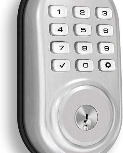 Yale Security Assure Lock - Keypad Door Lock in Satin Nickel Yale
