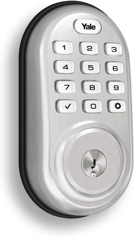 Yale Security Assure Lock - Keypad Door Lock in Satin Nickel Yale