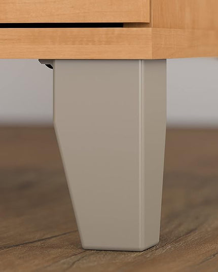 Bush Furniture Somerset 2 Drawer Lateral File Cabinet | Letter, Legal, and A4-size Document Storage for Home Office, 30W x 17D x 29H, Maple Cross - LeafyLoom