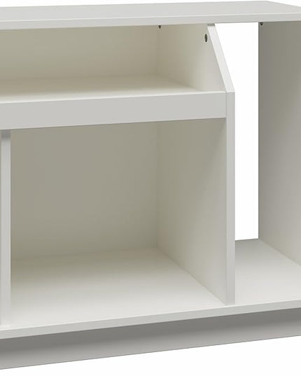 Ameriwood Home The Loft Stand for TVs up to 59", White - LeafyLoom